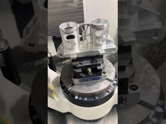 Hafif Kesim İçin Mavi Alüminyum Mengene Çeneleri Manuel Cnc Torna Armatürleri