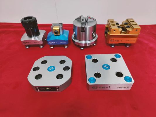 Manuel 3/5 Eksen Freze Mengenesi Alüminyum Çeneler 75Nm Maksimum Tork