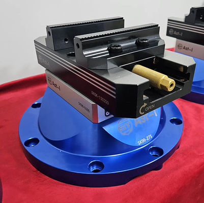 3 eksenli 4 eksenli 5 eksenli cnc işleme aletleri için çelik malzeme hassas kendinden merkezleme mengenesi