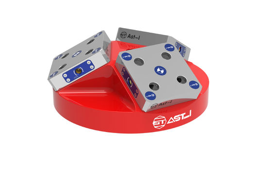 Esnek 5 Eksenli CNC İş Parçası Tutma Kılavuzu Sıfır Noktası Fikstürü HRC