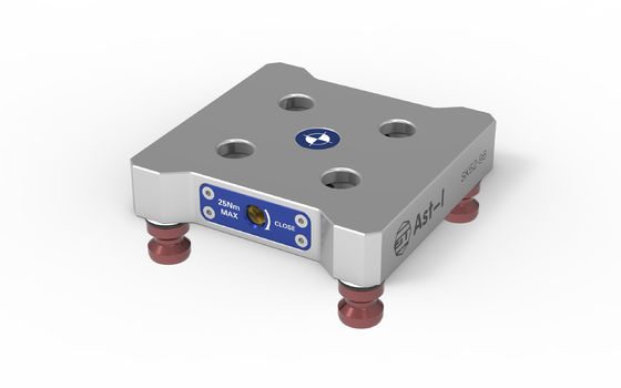 HRC Sıfır Noktası Kenetleme Plakaları 96mm Çekme Saplamaları Alaşımlı Çelik Malzeme